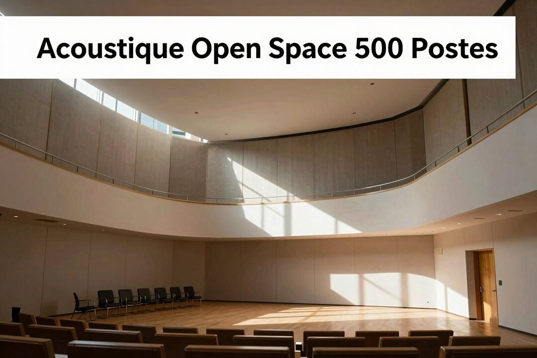 Acoustique Open Space 500 Postes : Guide NF S31-080