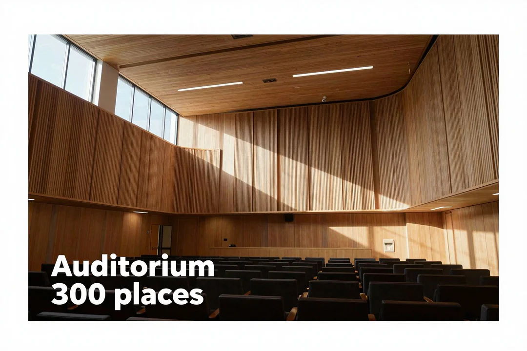 Auditorium 300 places : maîtriser les premières réflexions acoustiques