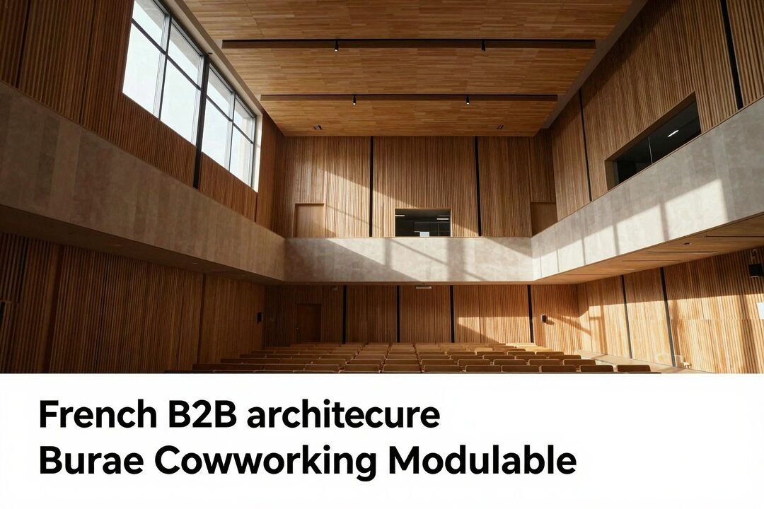 Bureau Coworking Modulable : Solutions Acoustiques et Visiophone