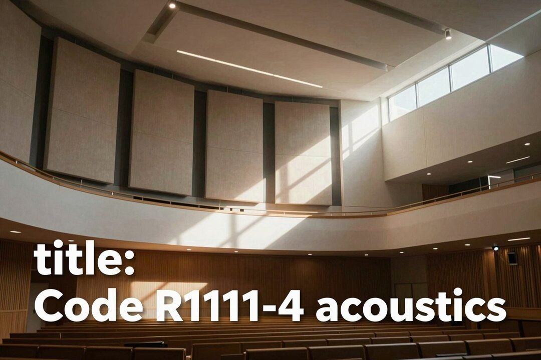 Code R111-4 acoustics : obligations pour le logement neuf