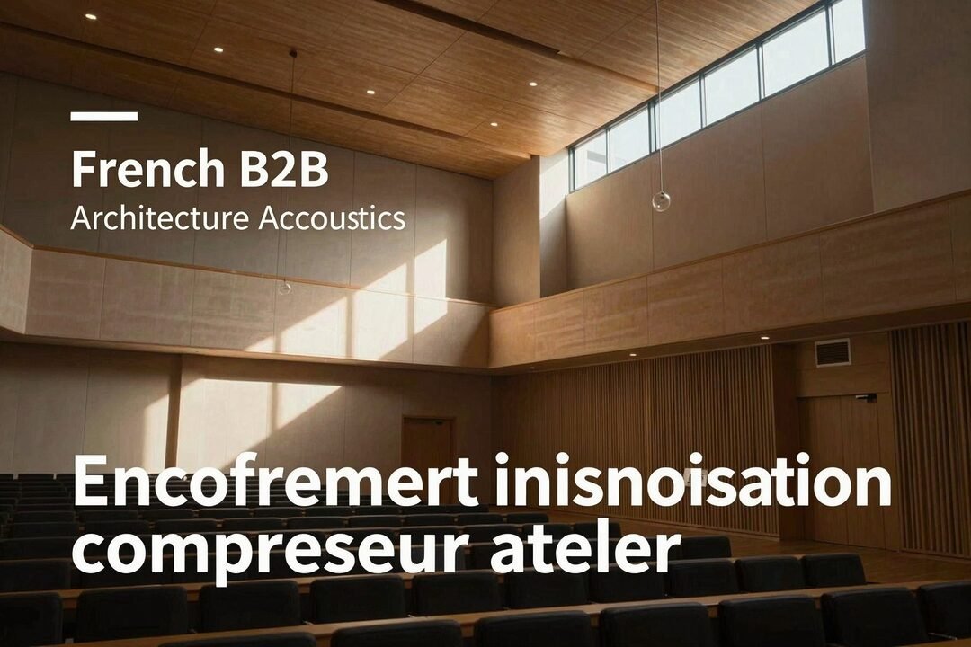 Encoffrement insonorisation compresseur atelier : guide technique