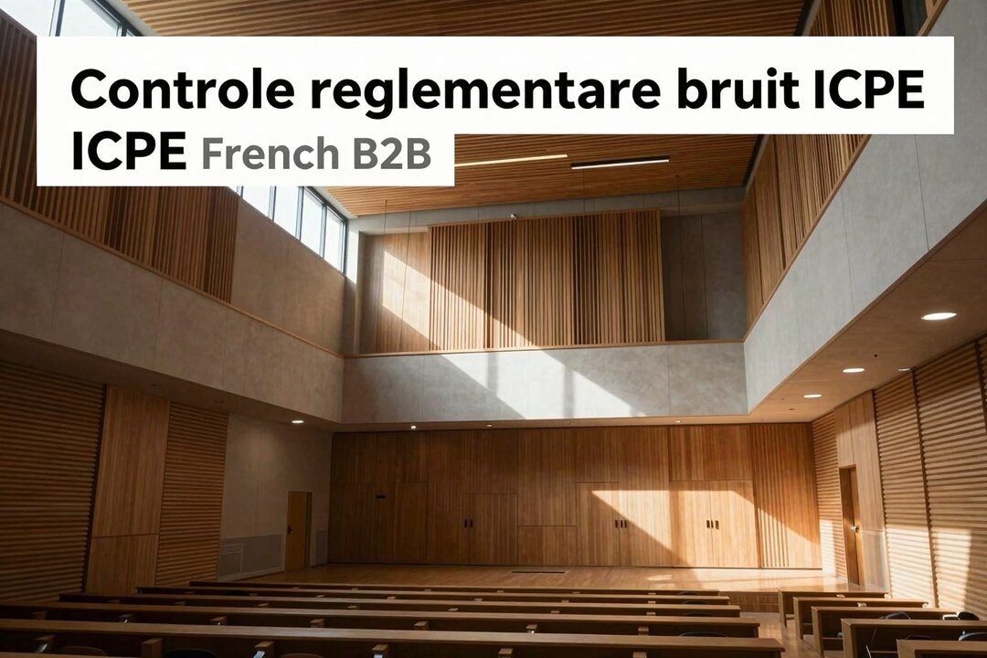 Controle reglementaire bruit ICPE : sanctions et obligations