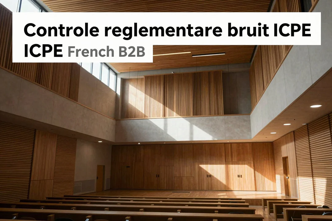 Controle reglementaire bruit ICPE : sanctions et obligations