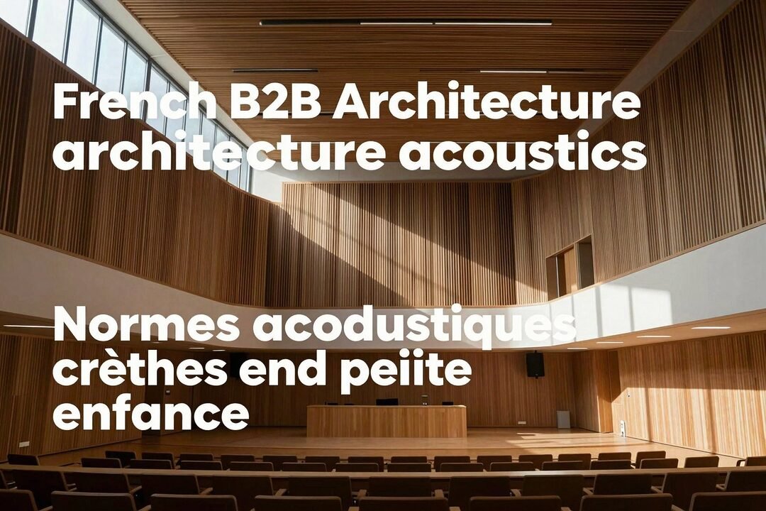 Normes acoustiques crèches et petite enfance : guide HQE pour les professionnels