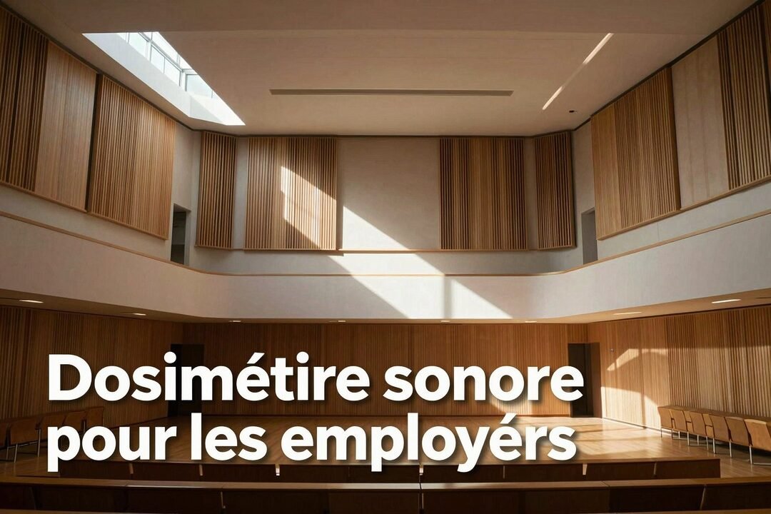 Dosimétrie sonore pour les employés : seuils et obligations