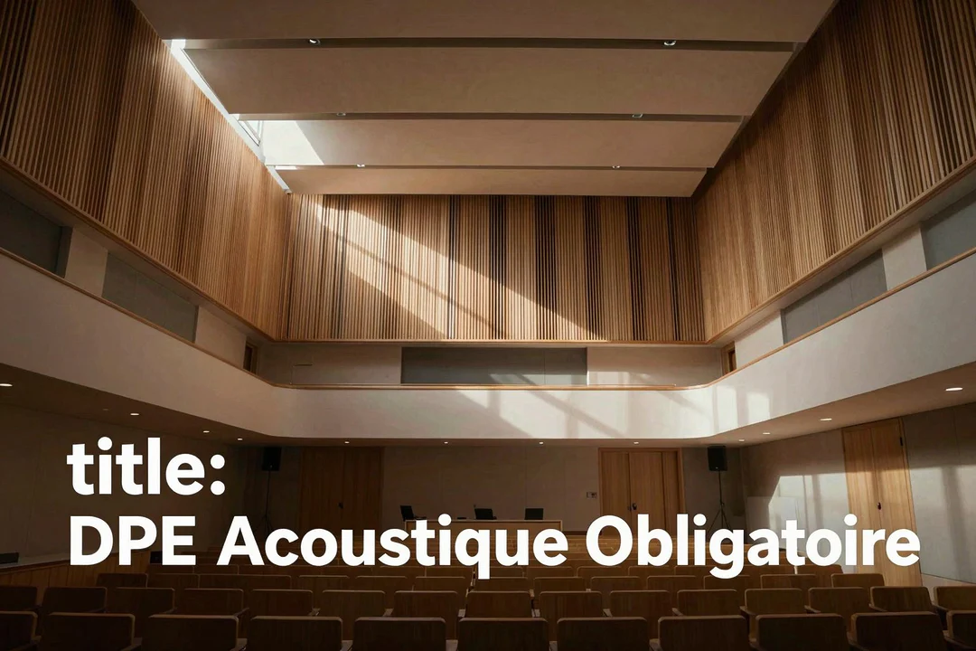 DPE Acoustique Obligatoire : Nouvelles Règles pour Vente et Location Immobilière