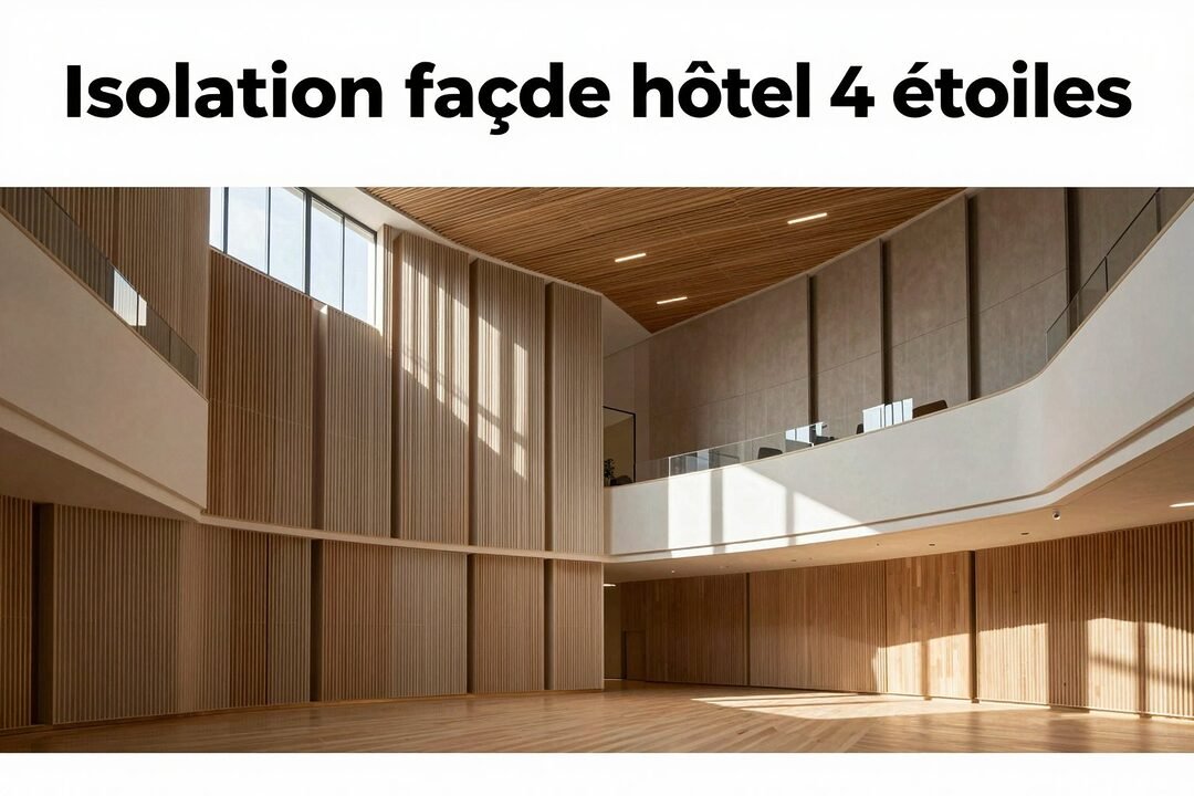 Isolation façade hôtel 4 étoiles : atteindre Rw 40 dB en chambre