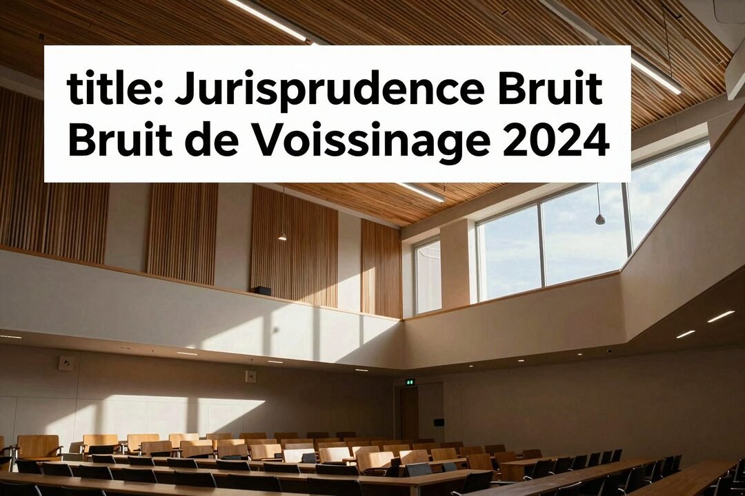 Jurisprudence Bruit de Voisinage 2024 : les arrêts clés