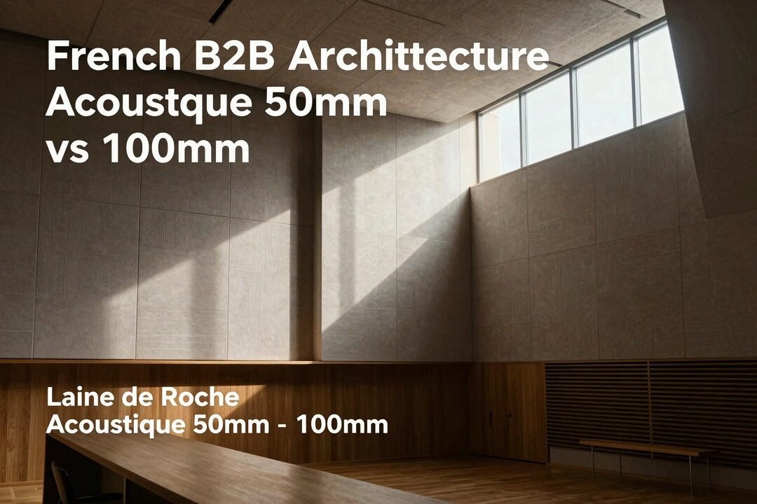 Laine de Roche Acoustique 50mm vs 100mm : Le Guide Comparatif