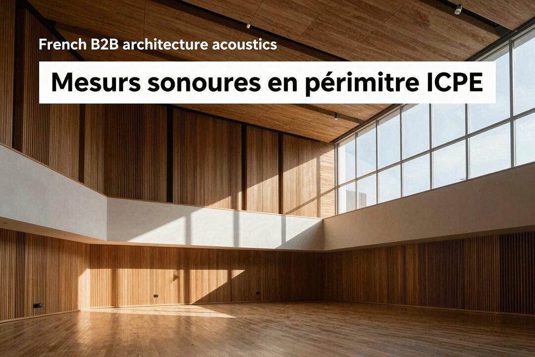 Mesures sonores en périmètre ICPE : le protocole ADEME