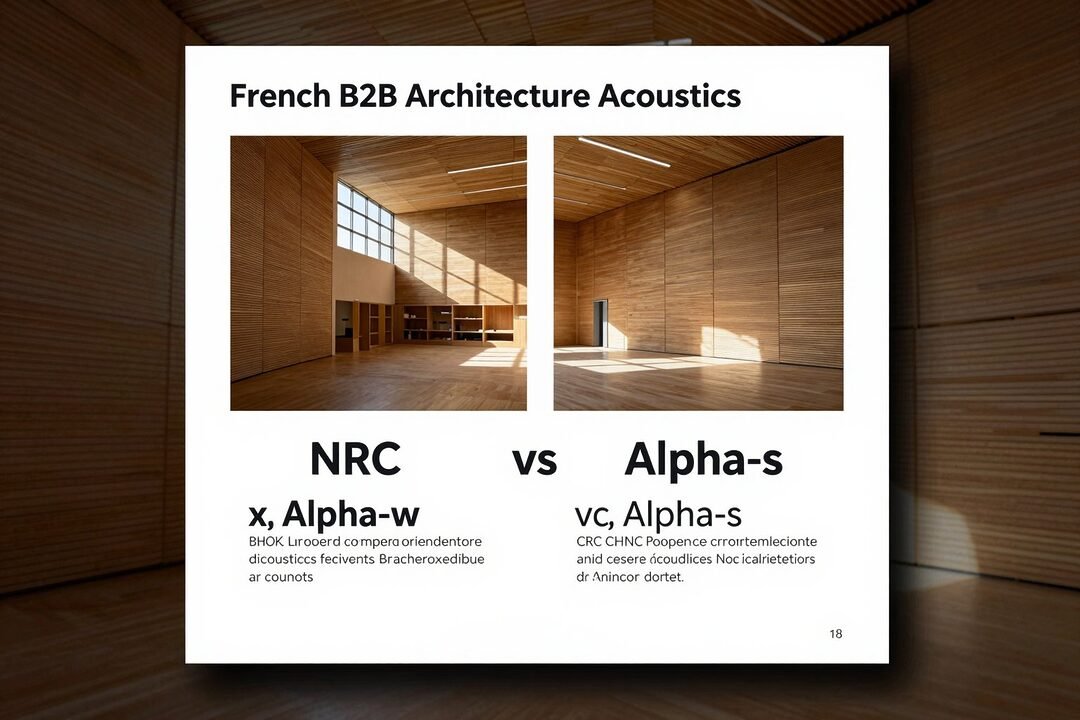 NRC vs Alpha-w vs Alpha-s : comprendre les coefficients d&rsquo;absorption acoustique