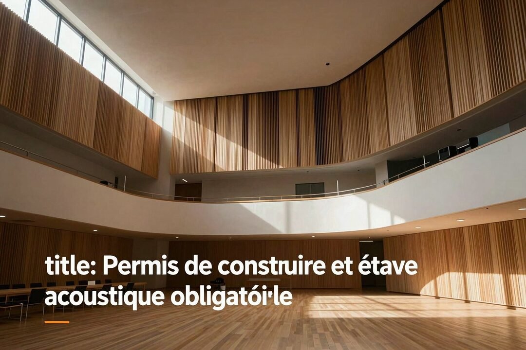 Permis de construire et étude acoustique obligatoire : le guide 2025