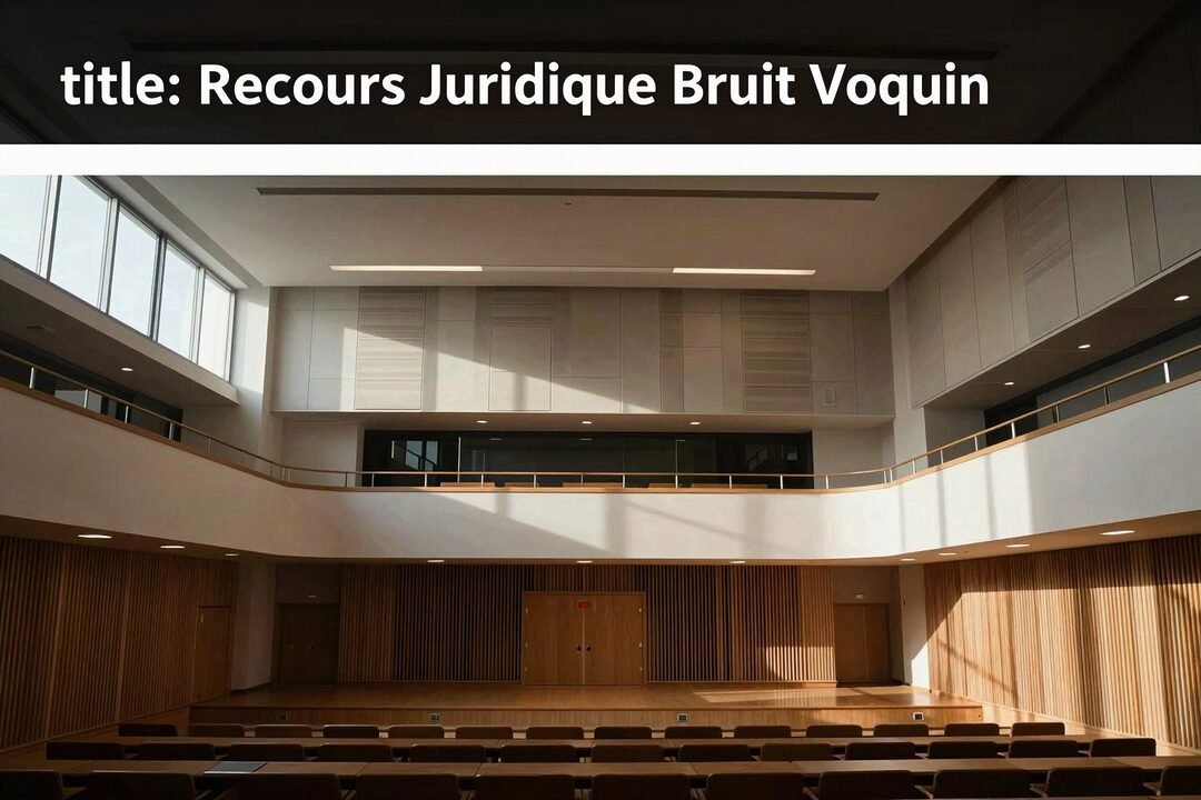 Recours Juridique Bruit Voisin : Huissier et Constat Acoustique