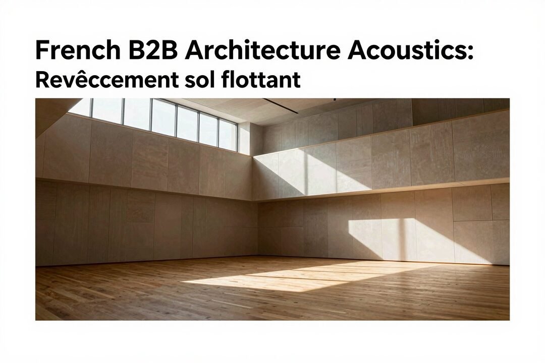 Revêtement sol flottant : solution contre le bruit d&rsquo;impact