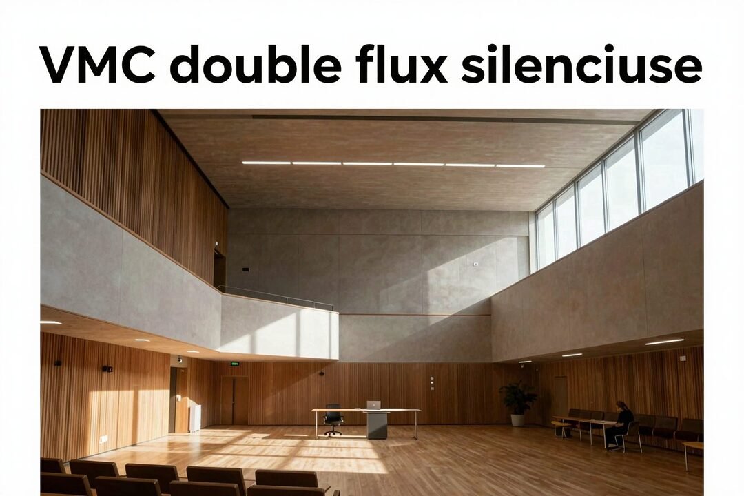 VMC double flux silencieuse : les niveaux dB cibles pour vos projets