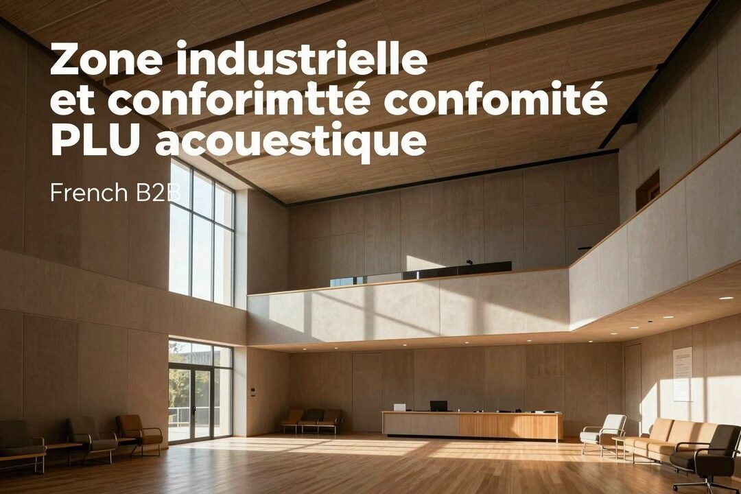 Zone industrielle et conformité PLU acoustique : guide pratique