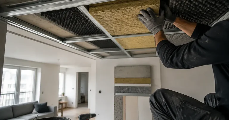 Peut-on isoler son plafond sans toucher au sol du voisin ?