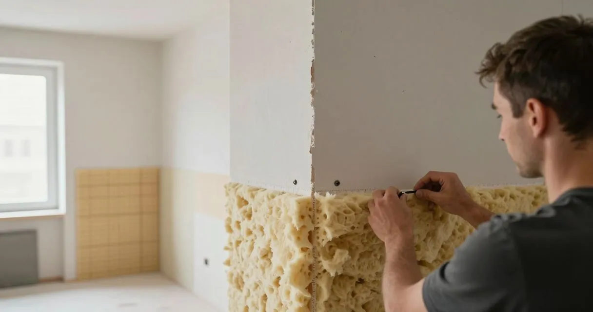 Quand un voisin cogne le plancher, l’isolation coupe le bruit ; le traitement éclaire la parole