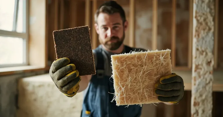 Liège ou fibre de bois : l’isolant ne se choisit pas selon le même bruit