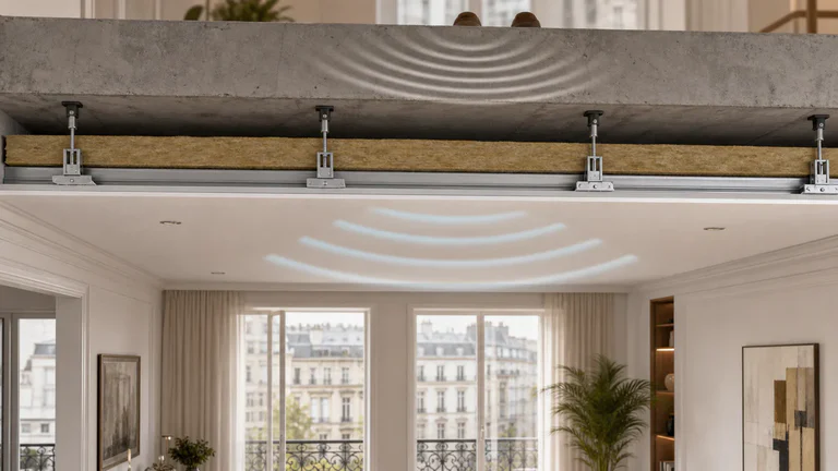 Insonoriser un plafond existant : la méthode qui évite les travaux inutiles