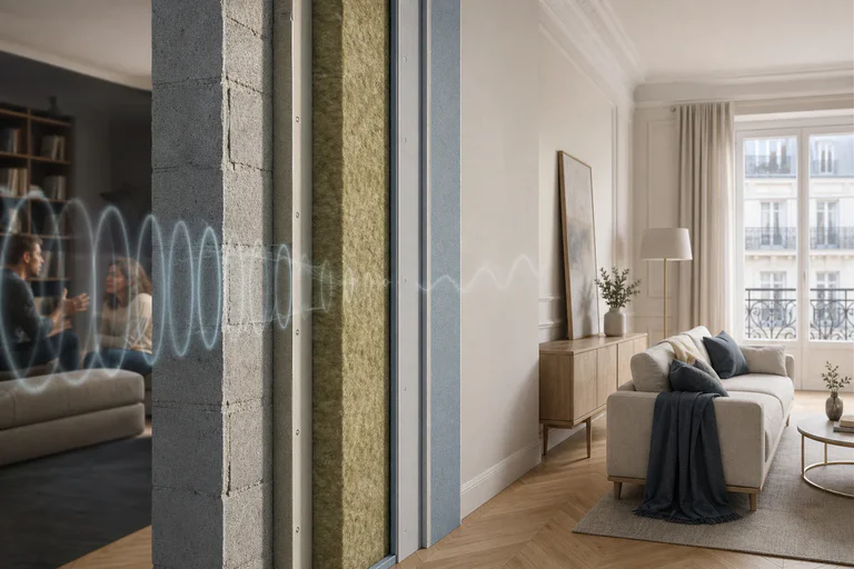 Isolation sonore mur : la méthode pour choisir sans perdre d&rsquo;espace