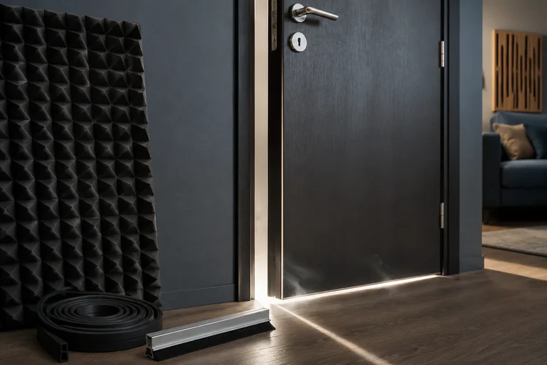 Mousse acoustique porte : fermer les fuites avant de poser
