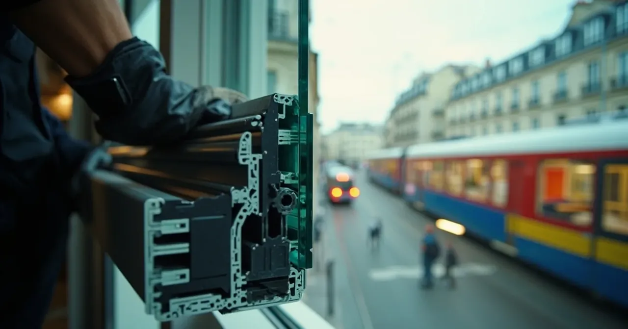 Rue passante, train, avion