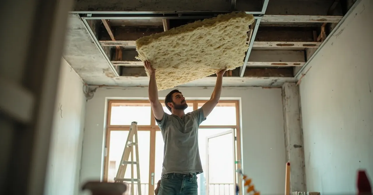 12 cm de plafond en moins
